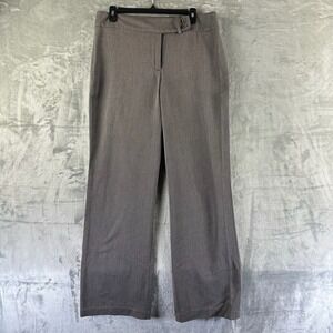 Gloria Vanderbilt Dress Pants Women's 10 Gray The Perfect Fit Wide Leg